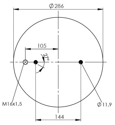 Körük Komple Metal Piston 3691Np01 - 13.88.777.90243