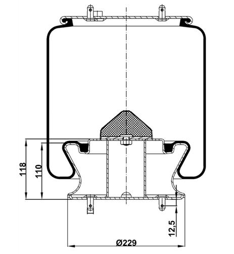 Körük Komple Metal Piston 330302K - 13.88.777.90246