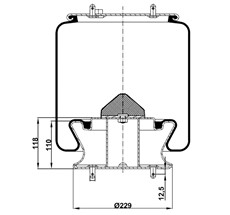 13.88.777.90246 - Körük Komple Metal Piston 330302K