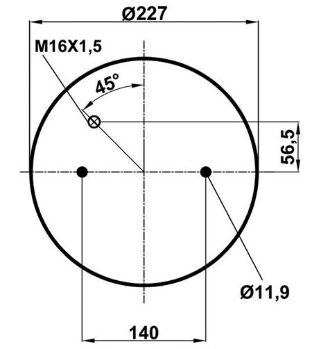 Körük Pistonsuz 1R11837 - 13.88.777.90365