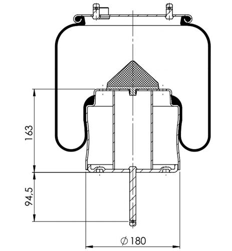 Körük Komple Metal Piston 1R11830 - 13.88.777.90250