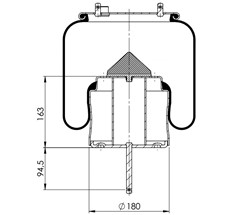 13.88.777.90250 - Körük Komple Metal Piston 1R11830