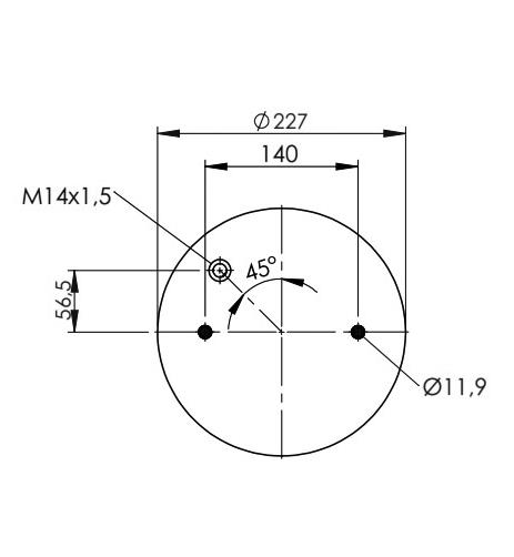 Körük Komple Metal Piston 1R11830 - 13.88.777.90250