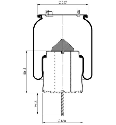 Körük Komple Metal Piston 1R11831 - 13.88.777.90252