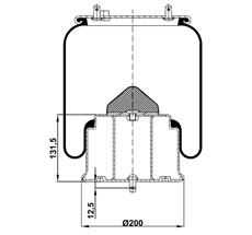 13.88.777.90253 - Körük Komple Metal Piston 1R11845