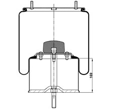 83.88.777.90255 - Körük Komple Metal Piston 725Np02