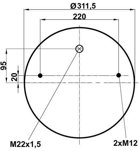 Körük Komple Metal Piston 725Np02 - 83.88.777.90255