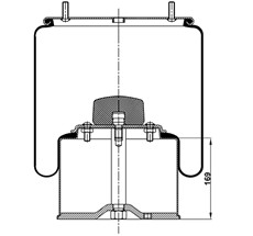 83.88.777.90256 - Körük Komple Metal Piston 725Np03