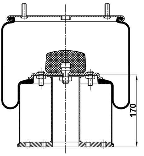 Körük Komple Metal Piston 725-5C - 83.88.777.90254