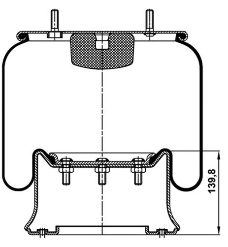 Körük Komple Metal Piston 810C03 - 39.88.777.90259