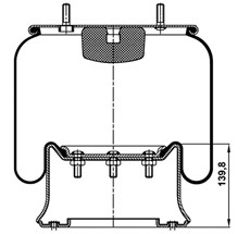 39.88.777.90259 - Körük Komple Metal Piston 810C03