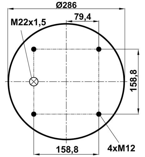 Körük Komple Metal Piston 810C03 - 39.88.777.90259