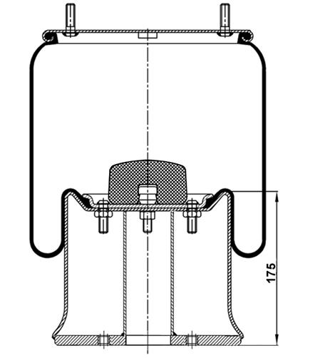 Körük Komple Metal Piston 3811-06K - 45.88.777.90264