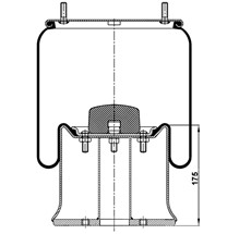 45.88.777.90264 - Körük Komple Metal Piston 3811-06K