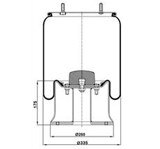 41.88.777.90269 - Körük Komple Metal Piston 3813-1C