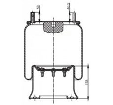 41.88.777.90270 - Körük Komple Metal Piston 813Mb2