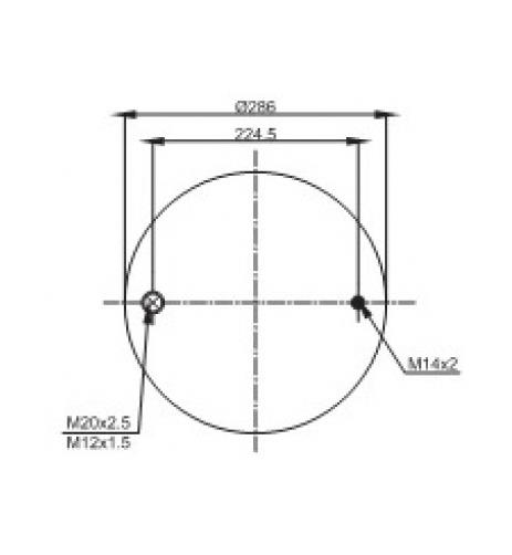 Körük Komple Metal Piston 813Mb2 - 41.88.777.90270