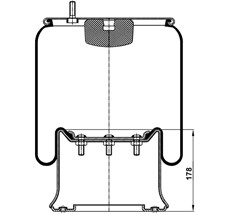 45.88.777.90271 - Körük Komple Metal Piston 1R14709