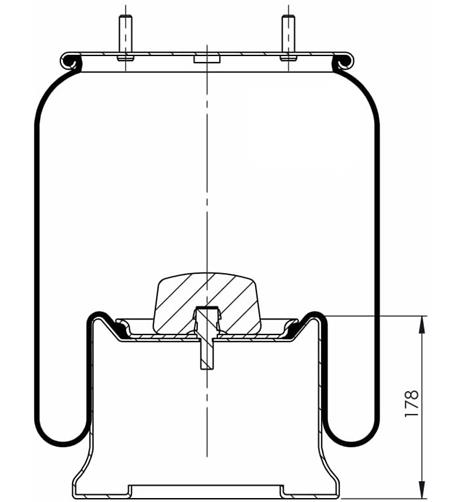 Körük Komple Metal Piston 3813-10C - 45.88.777.90272