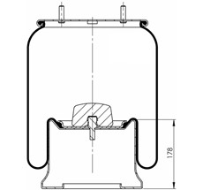 45.88.777.90272 - Körük Komple Metal Piston 3813-10C