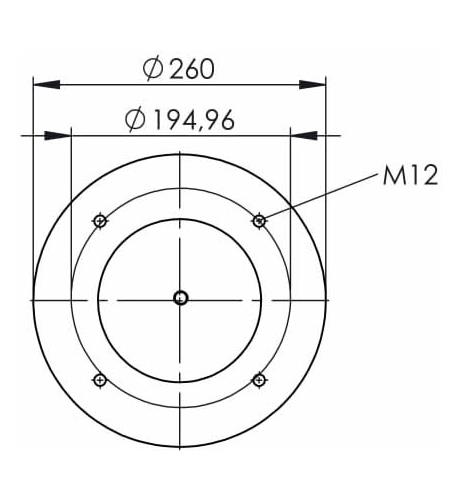 Körük Komple Metal Piston 3813-10C - 45.88.777.90272