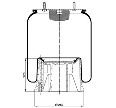 41.88.777.90274 - Körük Komple Plastik Piston 813Mb