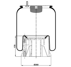 45.88.777.90273 - Körük Komple Plastik Piston 1R14709