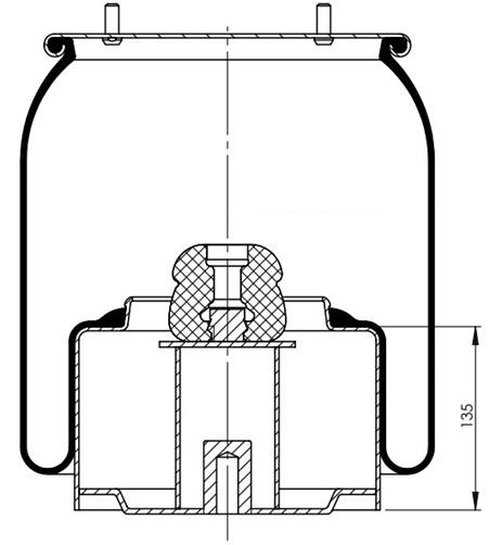 Körük Komple Metal Pıston 836Np05 - 14.88.777.90275