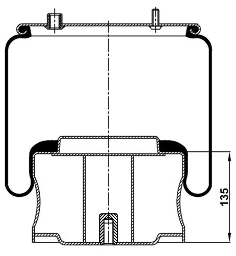 Körük Komple Metal Pıston 836Mk7 - 14.88.777.90277