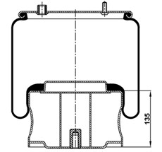 14.88.777.90277 - Körük Komple Metal Pıston 836Mk7