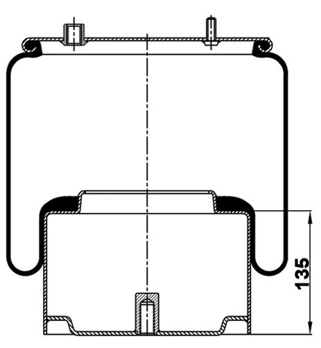 Körük Komple Metal Pıston 836Np06 - 14.88.777.90278