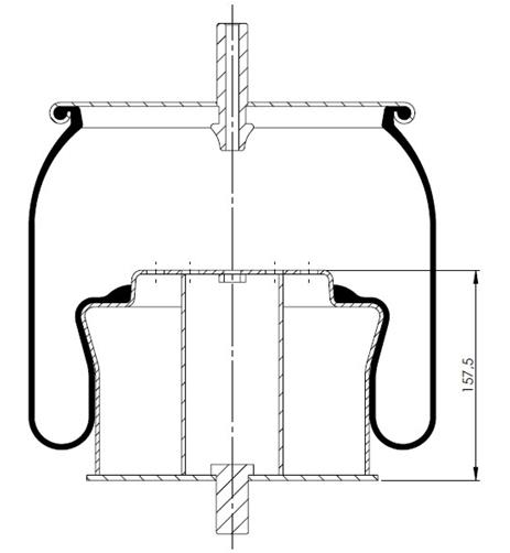 Körük Komple Metal Pıston 836-20C - 18.88.777.90488