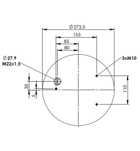 Körük Komple Metal Pıston 836Np14 - 14.88.777.90282