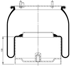 14.88.777.90279 - Körük Komple Metal Piston 836Np09