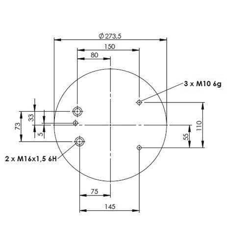 Körük Komple Metal Piston 836Np09 - 14.88.777.90279