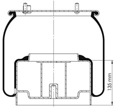 14.88.777.90489 - Körük Komple Metal Piston 836M2K8