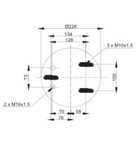 Körük Komple Metal Piston 887M2K1 - 14.88.777.90284