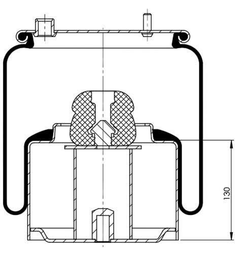 Körük Komple Metal Piston 887Np03 - 14.88.777.90285