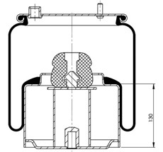 14.88.777.90285 - Körük Komple Metal Piston 887Np03