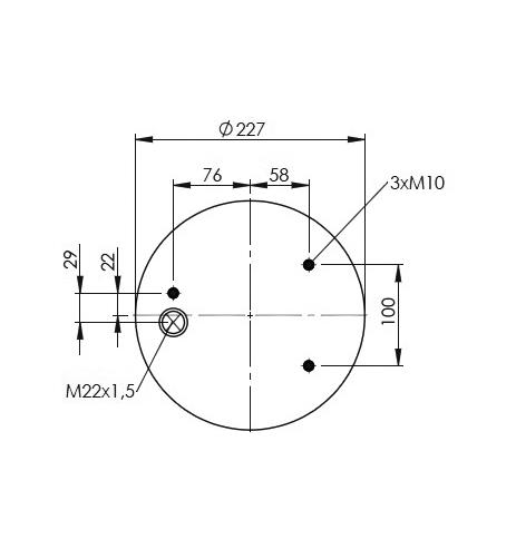 Körük Komple Metal Piston 887Np03 - 14.88.777.90285