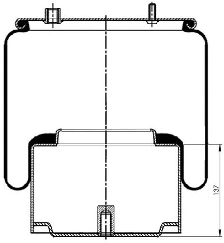 Körük Komple Metal Piston 887MK3 - 14.88.777.90287