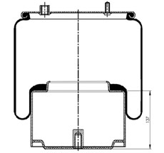 14.88.777.90287 - Körük Komple Metal Piston 887MK3