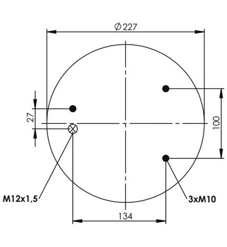 Körük Komple Metal Piston 887MK3 - 14.88.777.90287