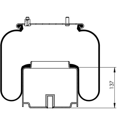 Körük Komple Metal Piston 887Mk4 - 14.88.777.90490