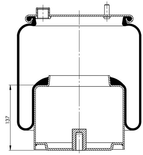 Körük Komple Metal Piston 887Np06 - 14.88.777.90500