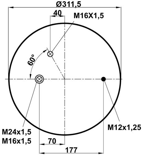 Körük Komple Metal Piston 901Mb - 84.88.777.90288