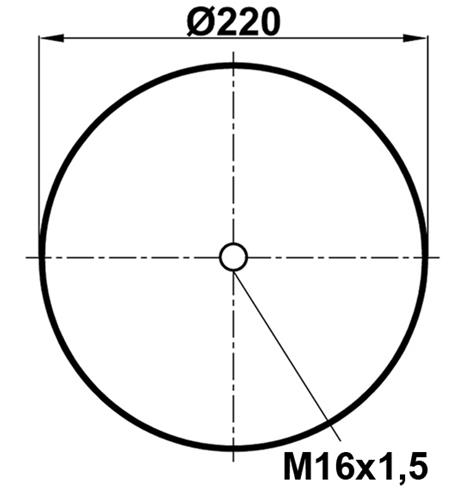 Körük Komple Metal Piston 4838Np22 Voss232 - 17.88.777.90162