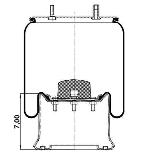 Körük Komple Metal Piston 4811Np03 - 12.88.777.90296