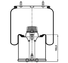 39.88.777.90298 - Körük Komple Metal Piston 951Mb