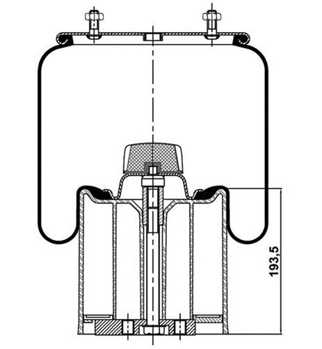 Körük Komple Plastik Piston 951Mb - 39.88.777.90299